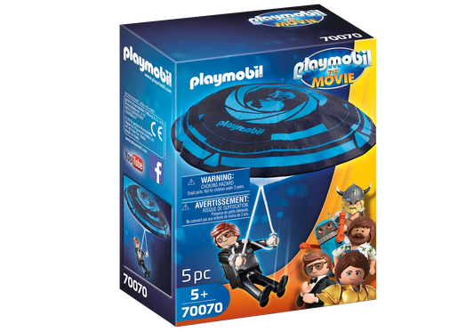 Playmobil 70070 The Movie Rex Dasher mit Fallschirm - plegobil