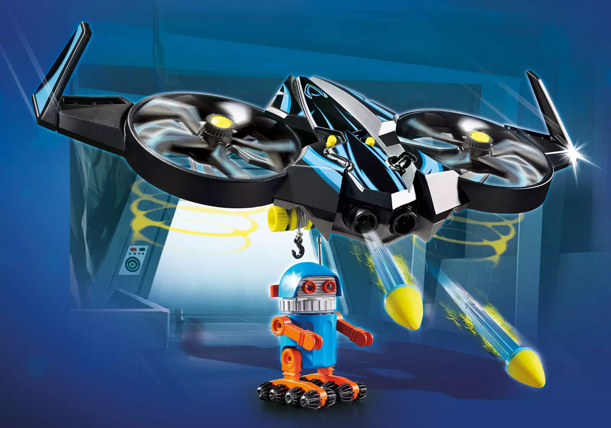 Playmobil 70071 The Movie Robotitron mit Drohne - plegobil