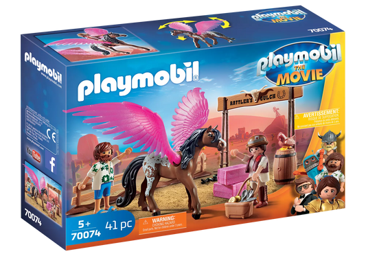 Playmobil 70074 The Movie Marla, Del und Pferd mit Flügeln - plegobil