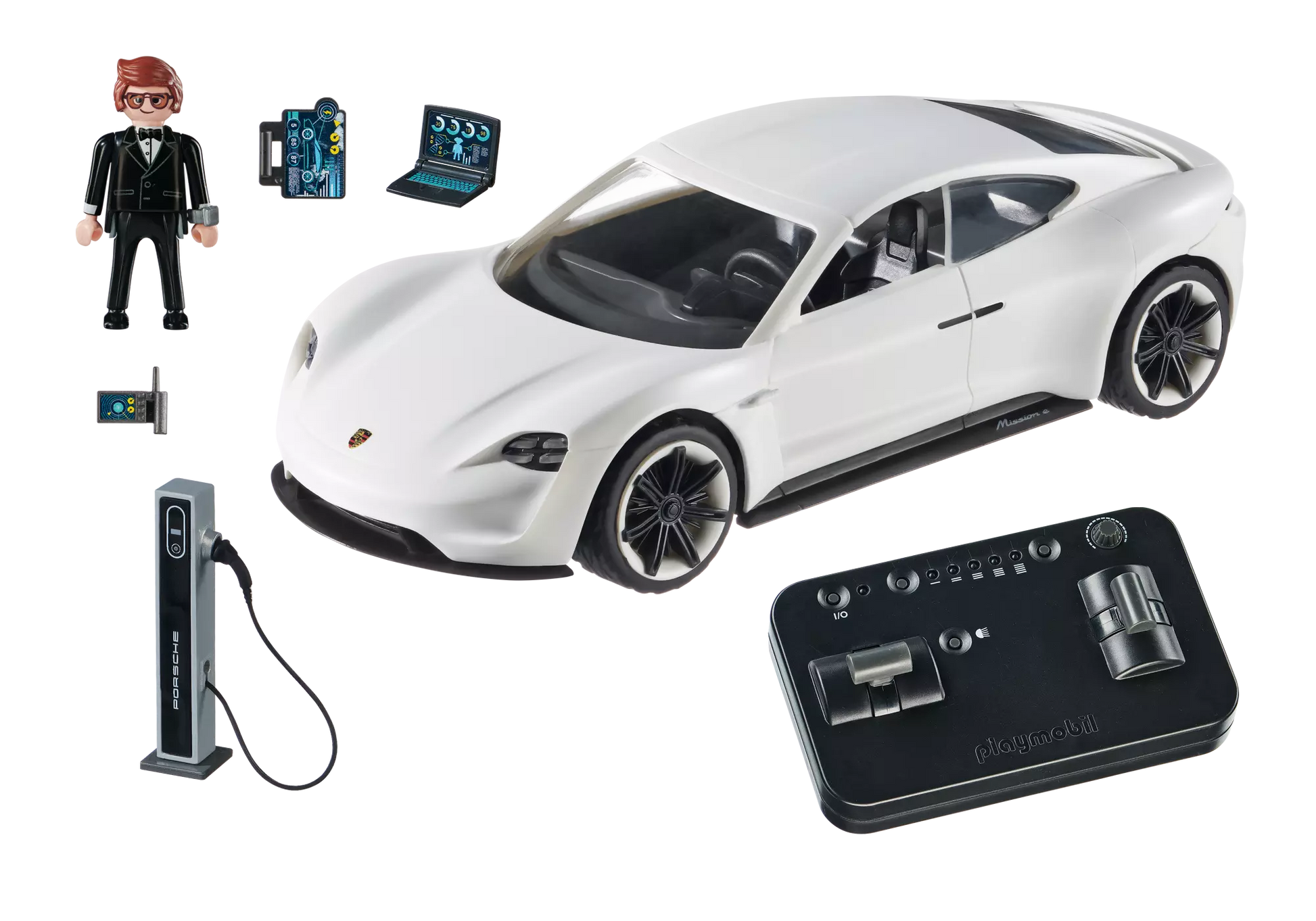 Playmobil 70078 Porsche The Movie Rex Dashers Porsche Mission E - plegobil