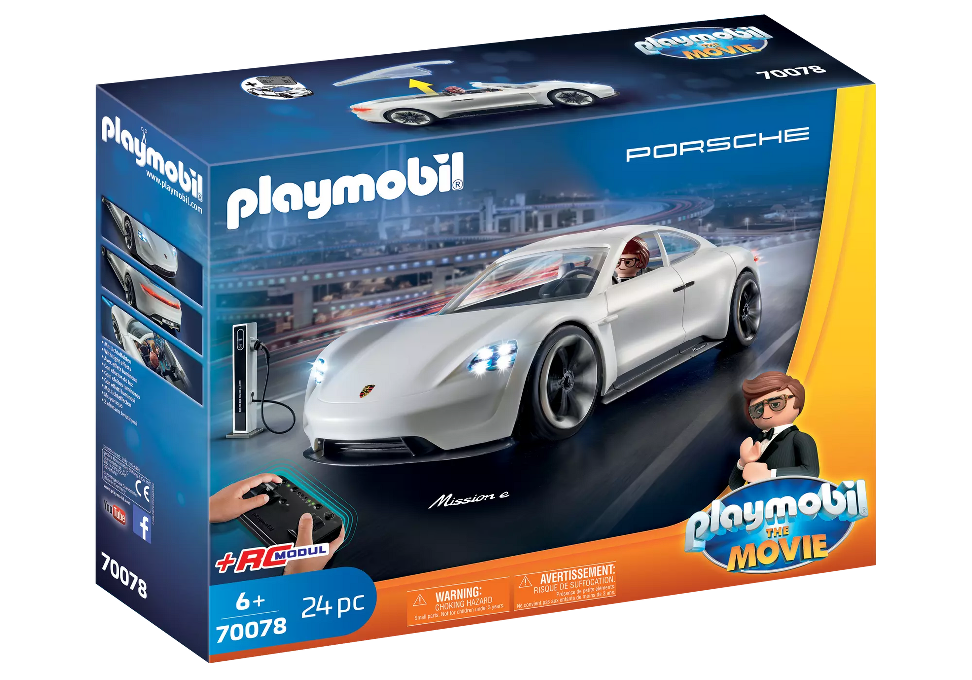 Playmobil 70078 Porsche The Movie Rex Dashers Porsche Mission E - plegobil