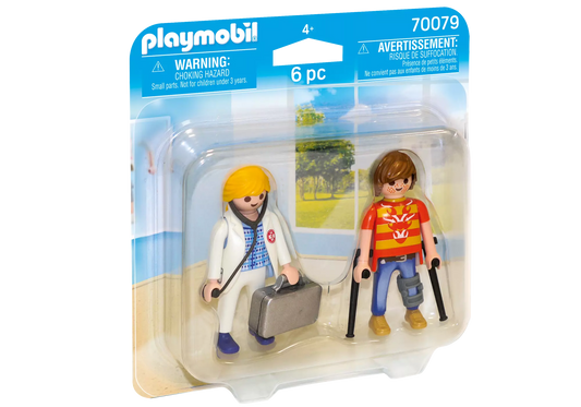 Playmobil 70079 City Life DuoPack Ärztin und Patient - plegobil