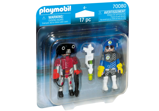 Playmobil 70080 DuoPack Spacepolizist und Ganove - plegobil