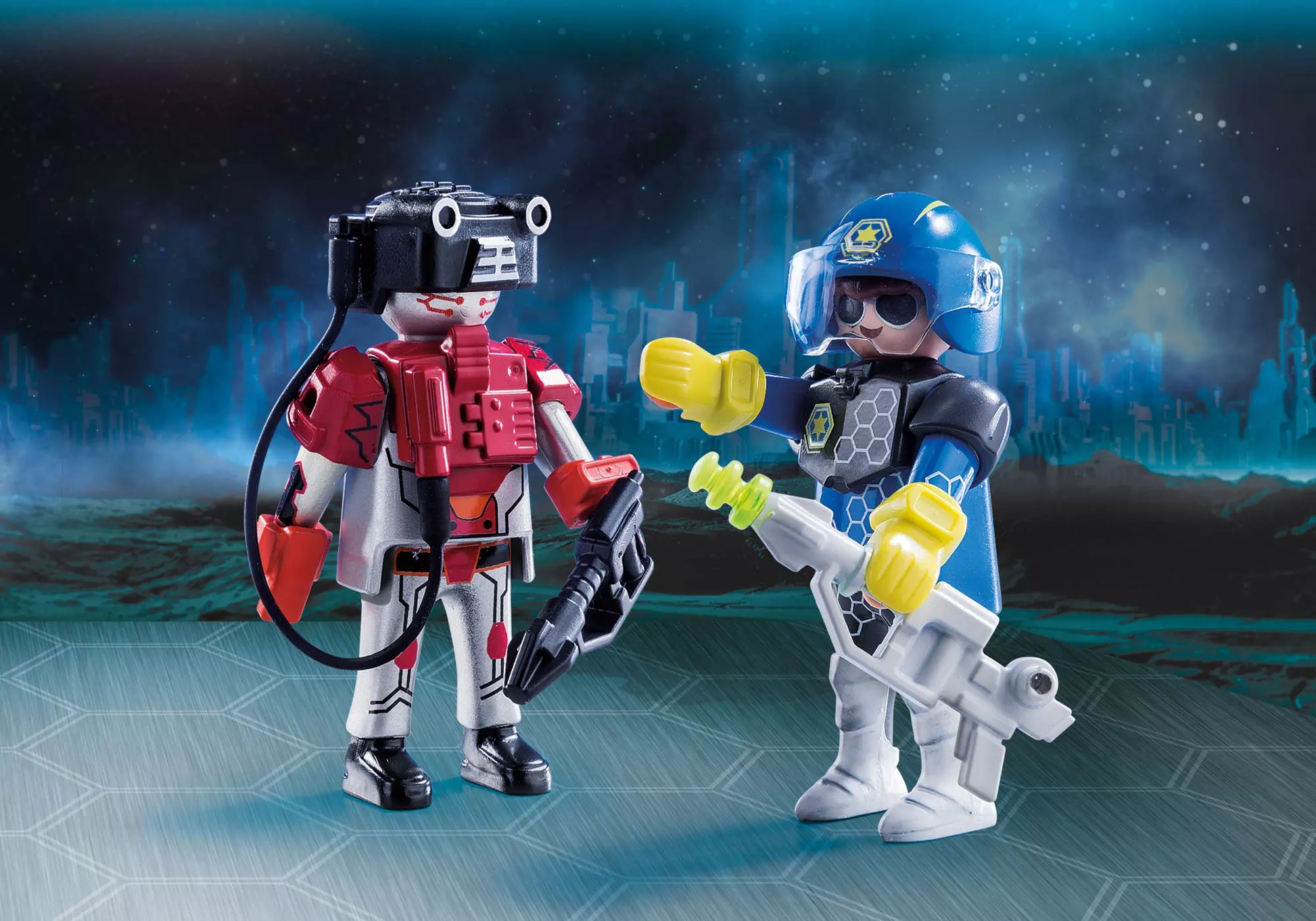 Playmobil 70080 DuoPack Spacepolizist und Ganove - plegobil