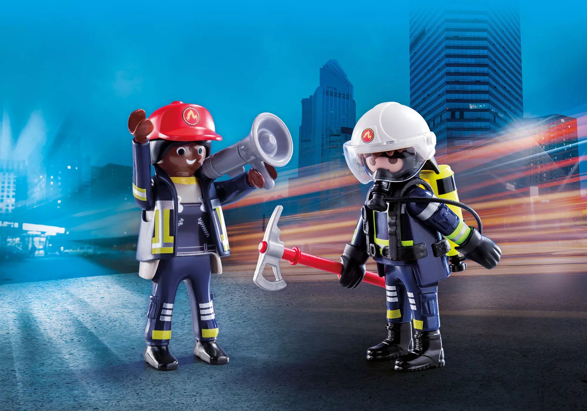 Playmobil 70081 City Action DuoPack Feuerwehrmann und - frau - plegobil