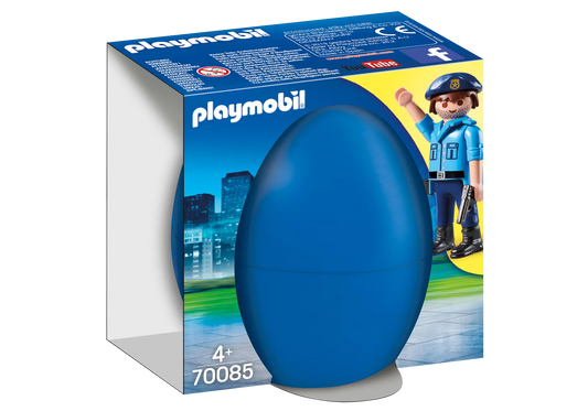 Playmobil 70085 Osterei Polizist mit Spürhund - plegobil