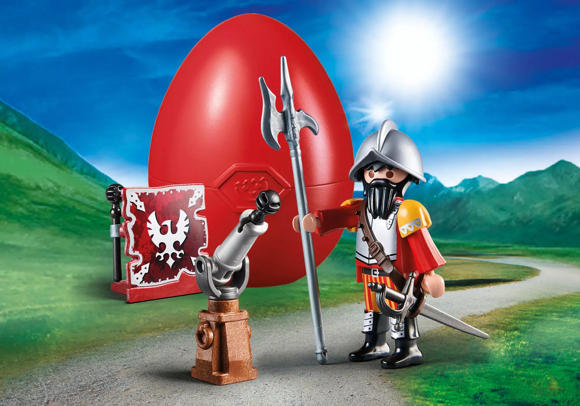 Playmobil 70086 Osterei Ritter mit Kanone - plegobil