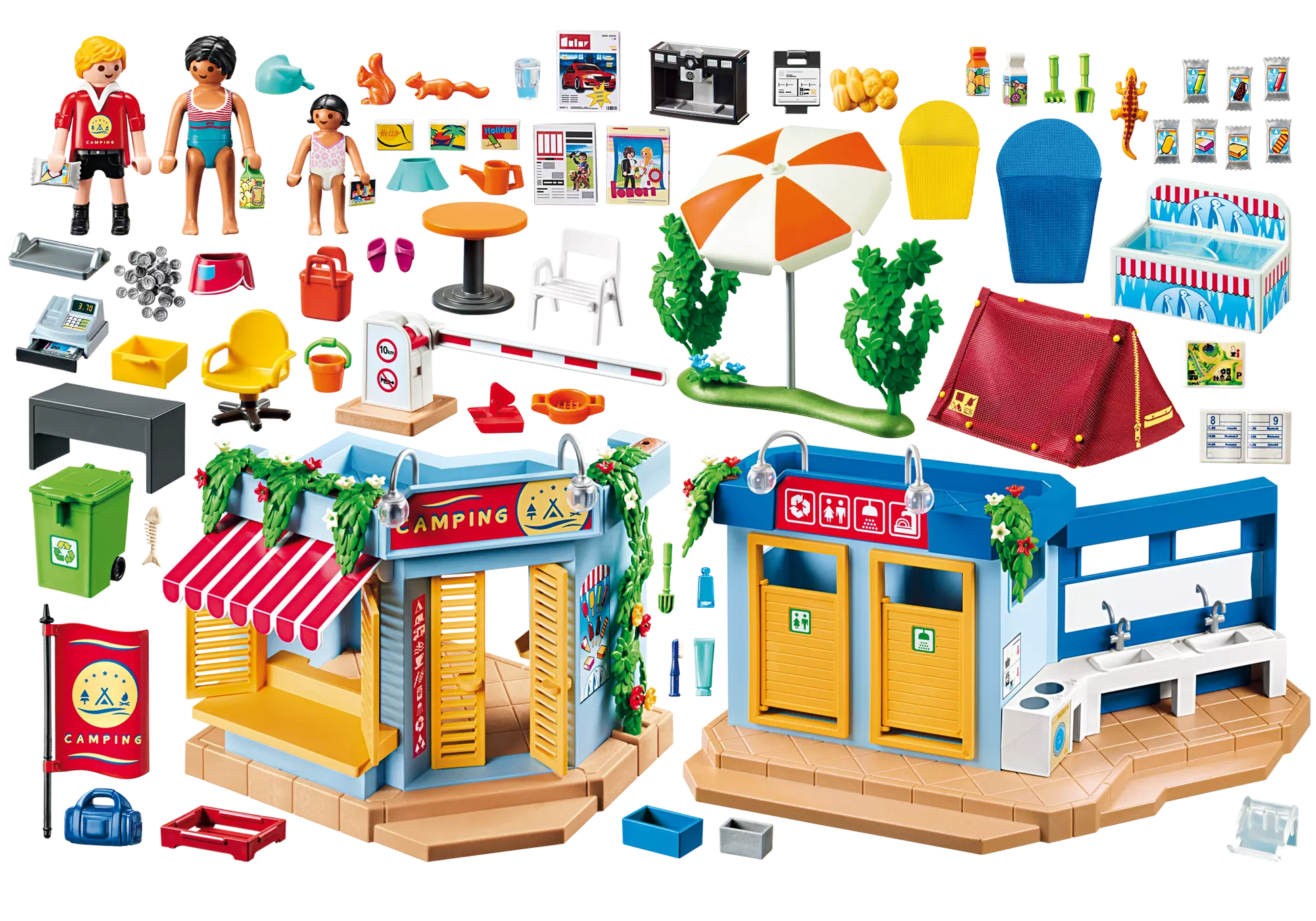 Playmobil 70087 Family Fun Großer Campingplatz - plegobil