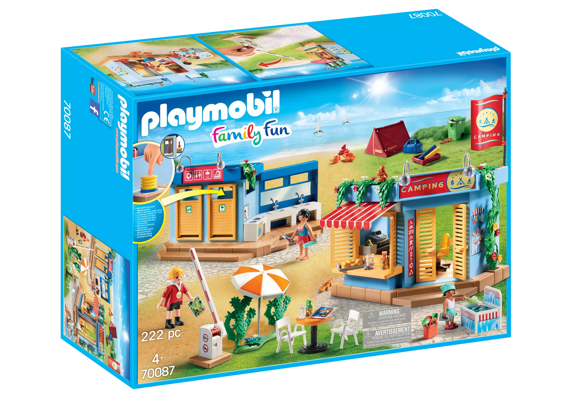 Playmobil 70087 Family Fun Großer Campingplatz - plegobil