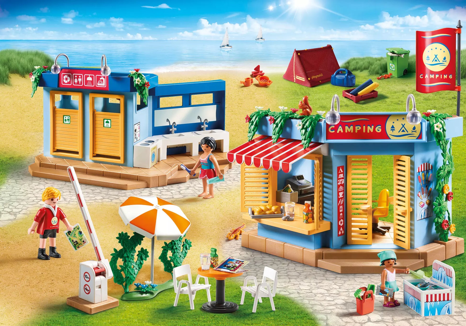 Playmobil 70087 Family Fun Großer Campingplatz - plegobil