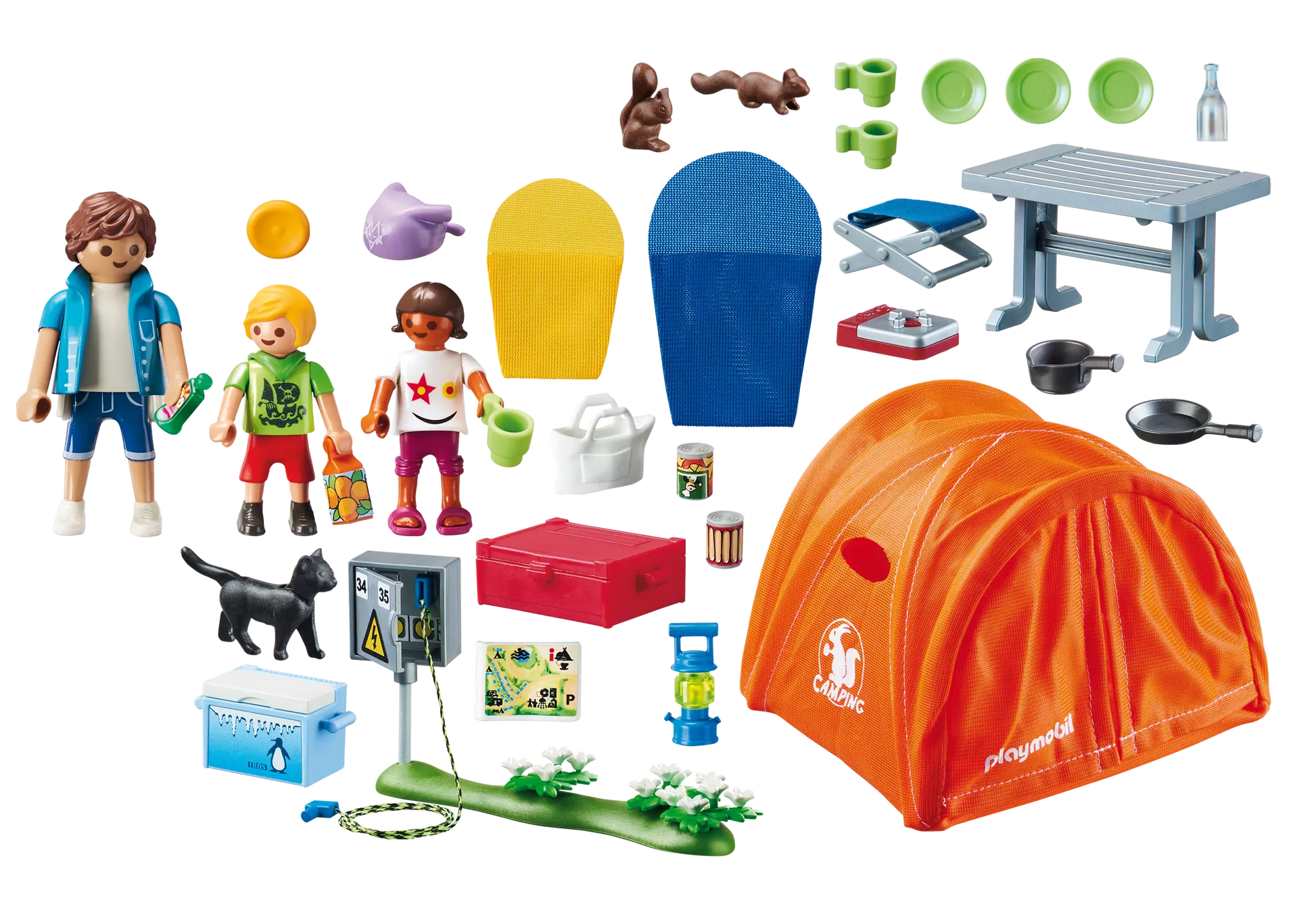 Playmobil 70089 Family Fun Familien-Camping - plegobil