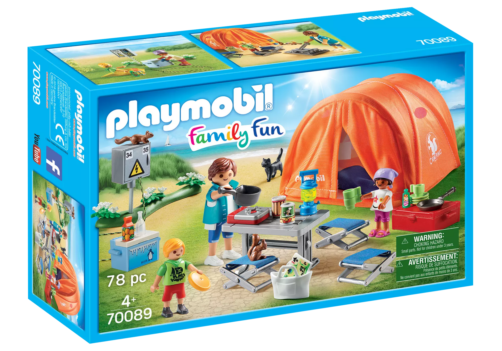 Playmobil 70089 Family Fun Familien-Camping - plegobil