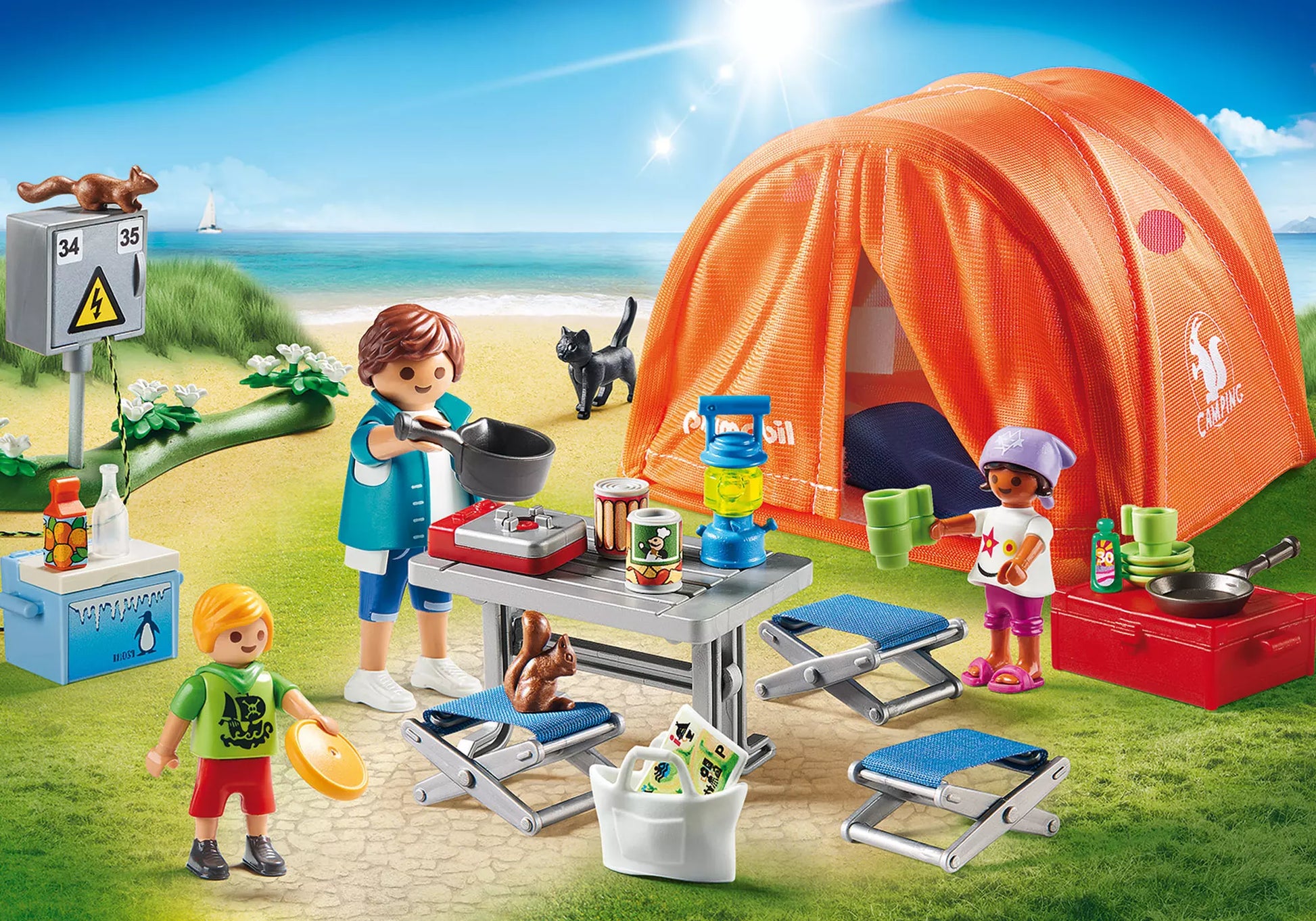 Playmobil 70089 Family Fun Familien-Camping - plegobil