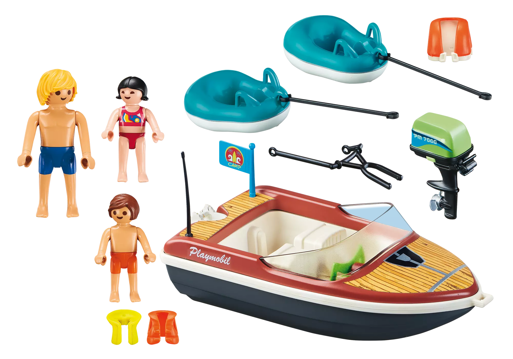 Playmobil 70091 Family Fun Sportboot mit Fun-Reifen - plegobil