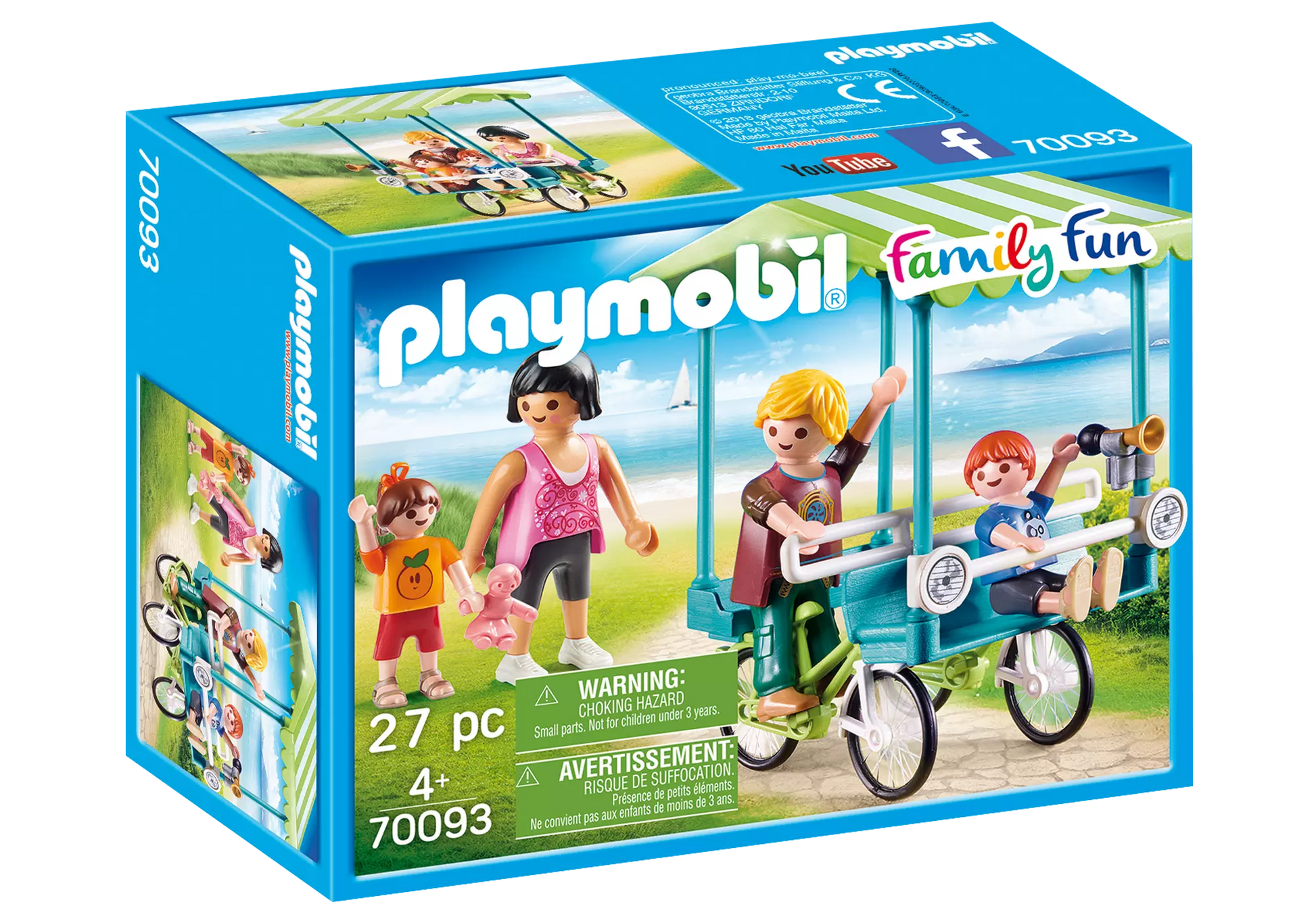 Playmobil 70093 Family Fun Familien-Fahrrad - plegobil