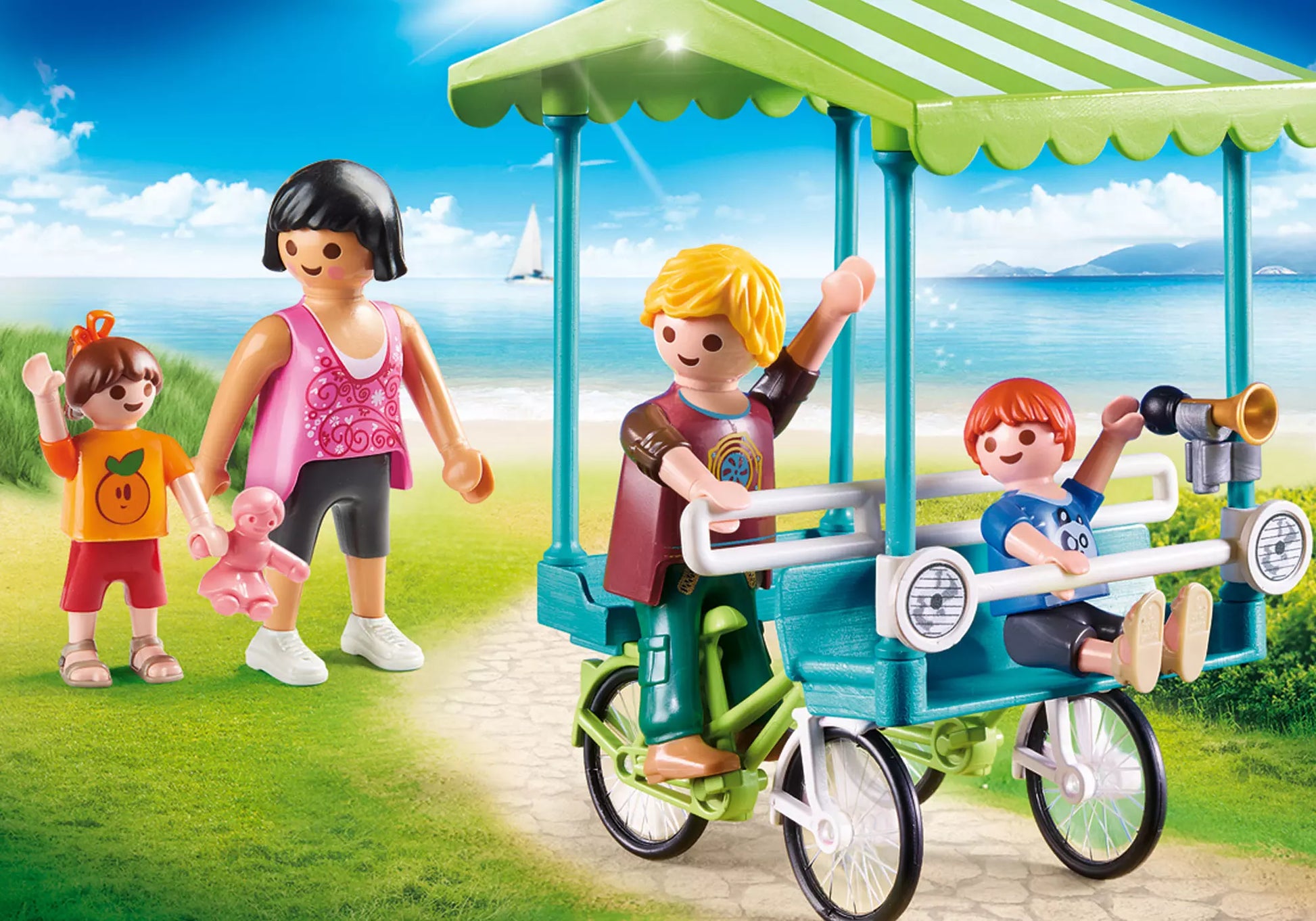 Playmobil 70093 Family Fun Familien-Fahrrad - plegobil