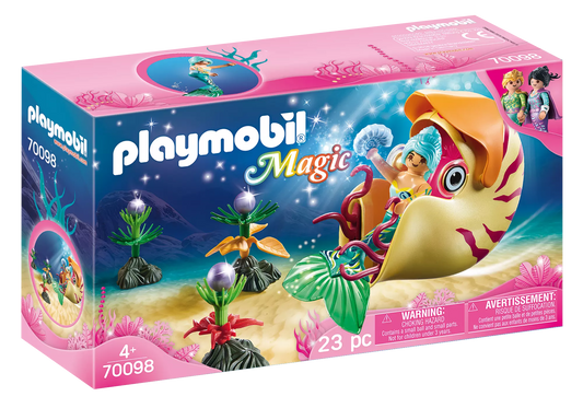 Playmobil 70098 Magic Meerjungfrau mit Schneckengondel - plegobil
