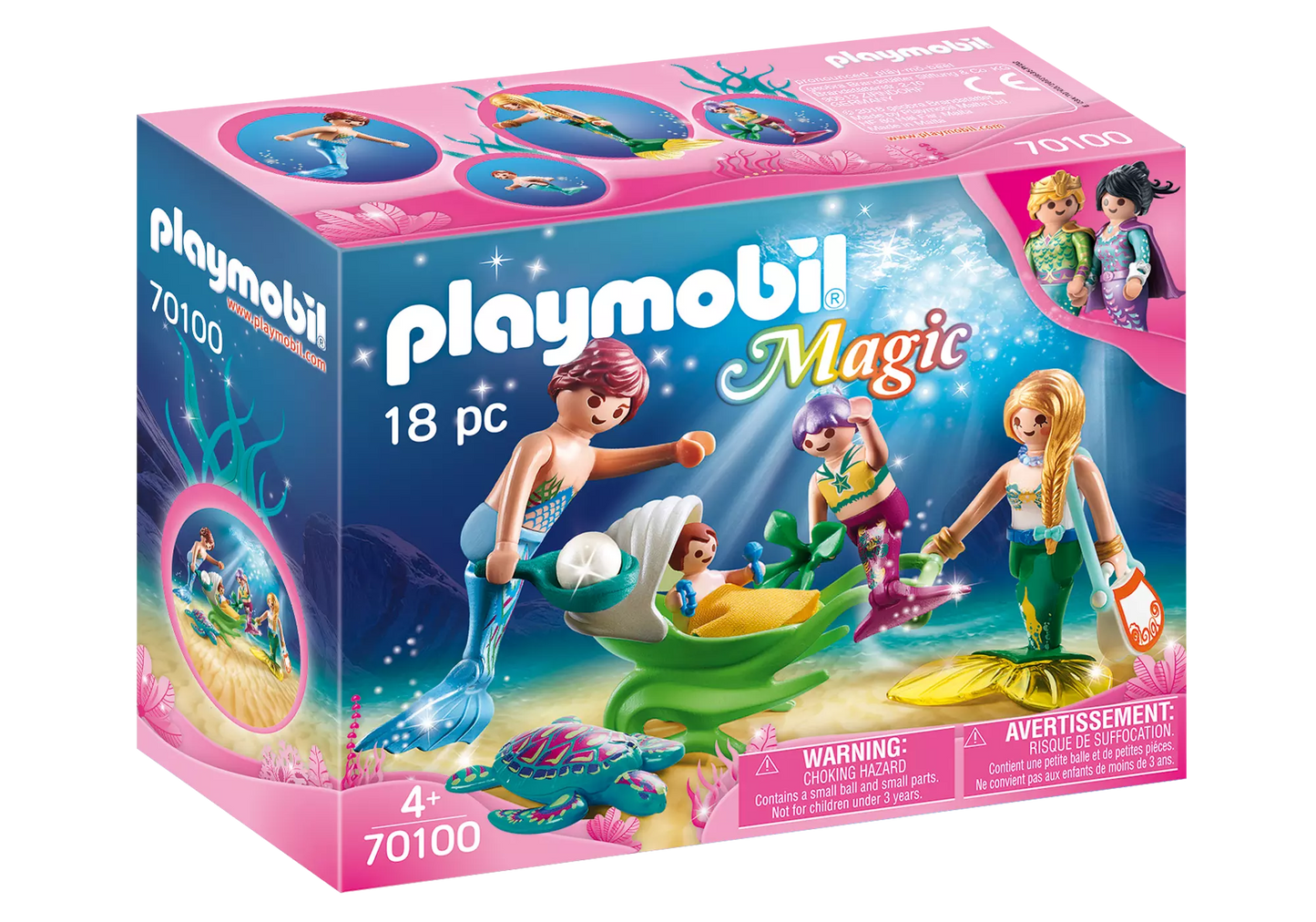 Playmobil 70100 Magic Familie mit Muschelkinderwagen - plegobil