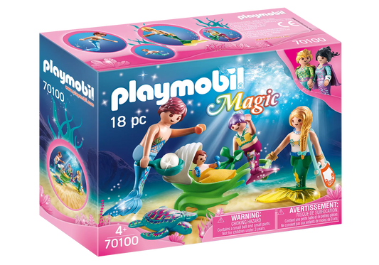 Playmobil 70100 Magic Familie mit Muschelkinderwagen - plegobil
