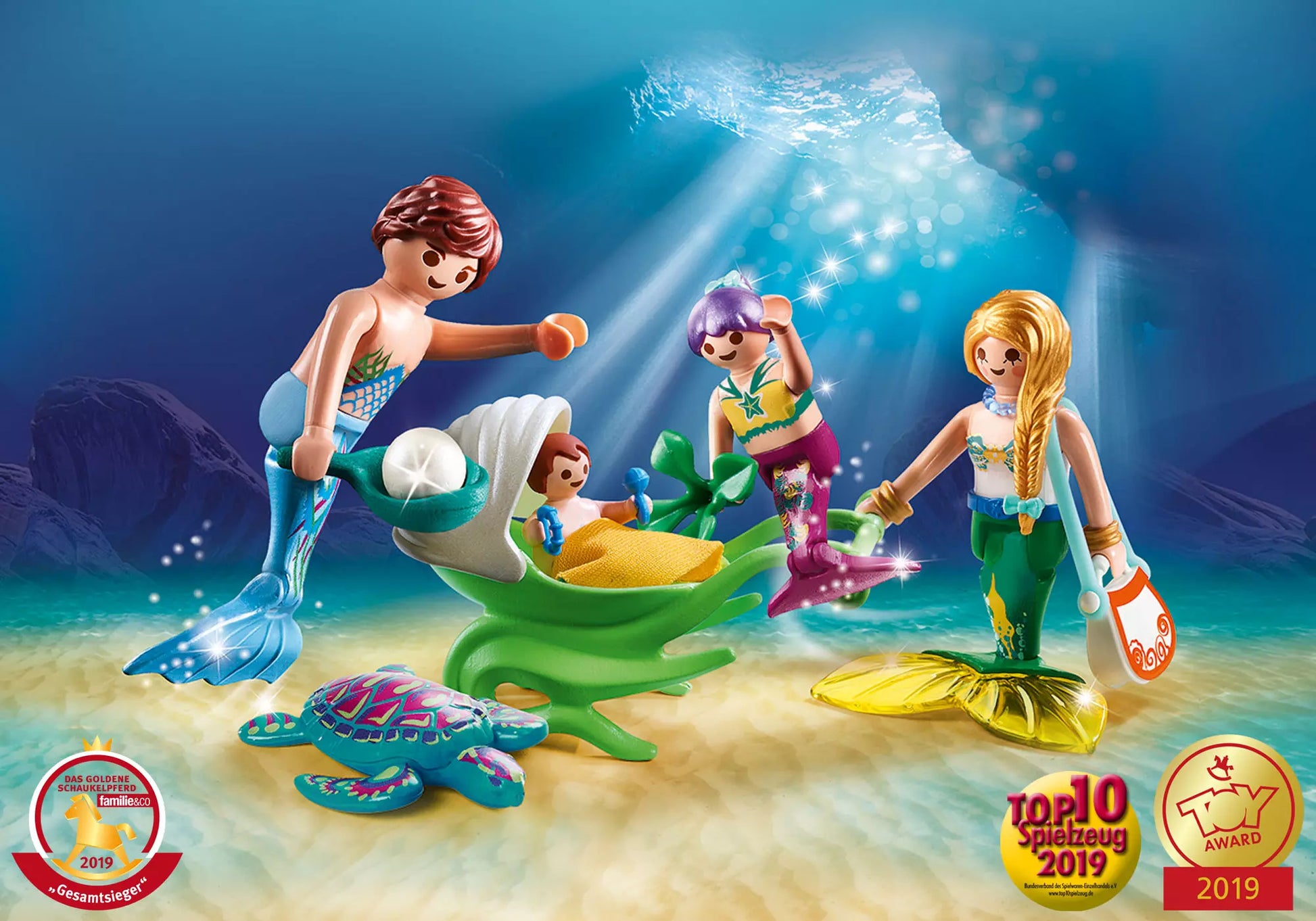 Playmobil 70100 Magic Familie mit Muschelkinderwagen - plegobil