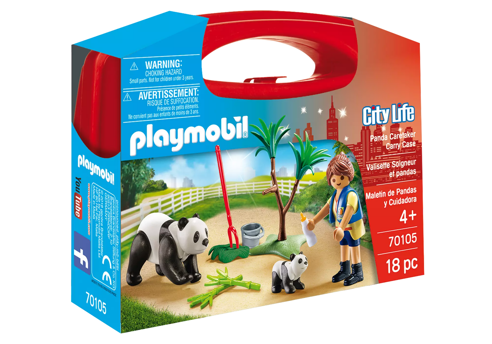 Playmobil 70105 City Life Carry Case Pandawärter - plegobil