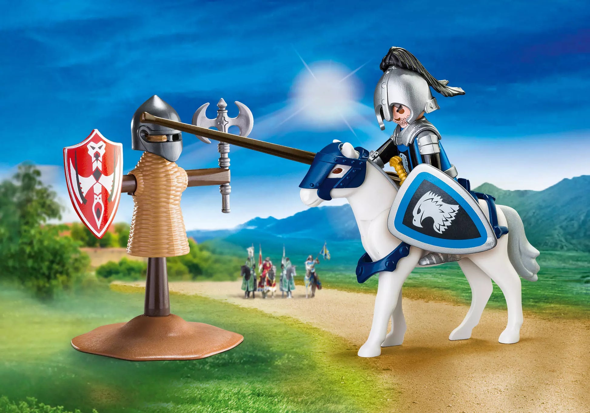 Playmobil 70106 Knights Carry Case Ritter und Training - plegobil