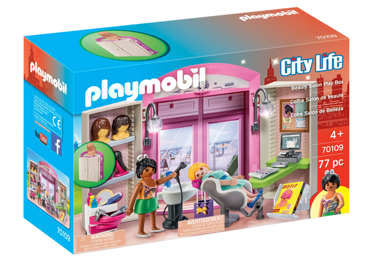 Playmobil 70109 City Life Aufklapp Spiel Box Schönheitssalon - plegobil
