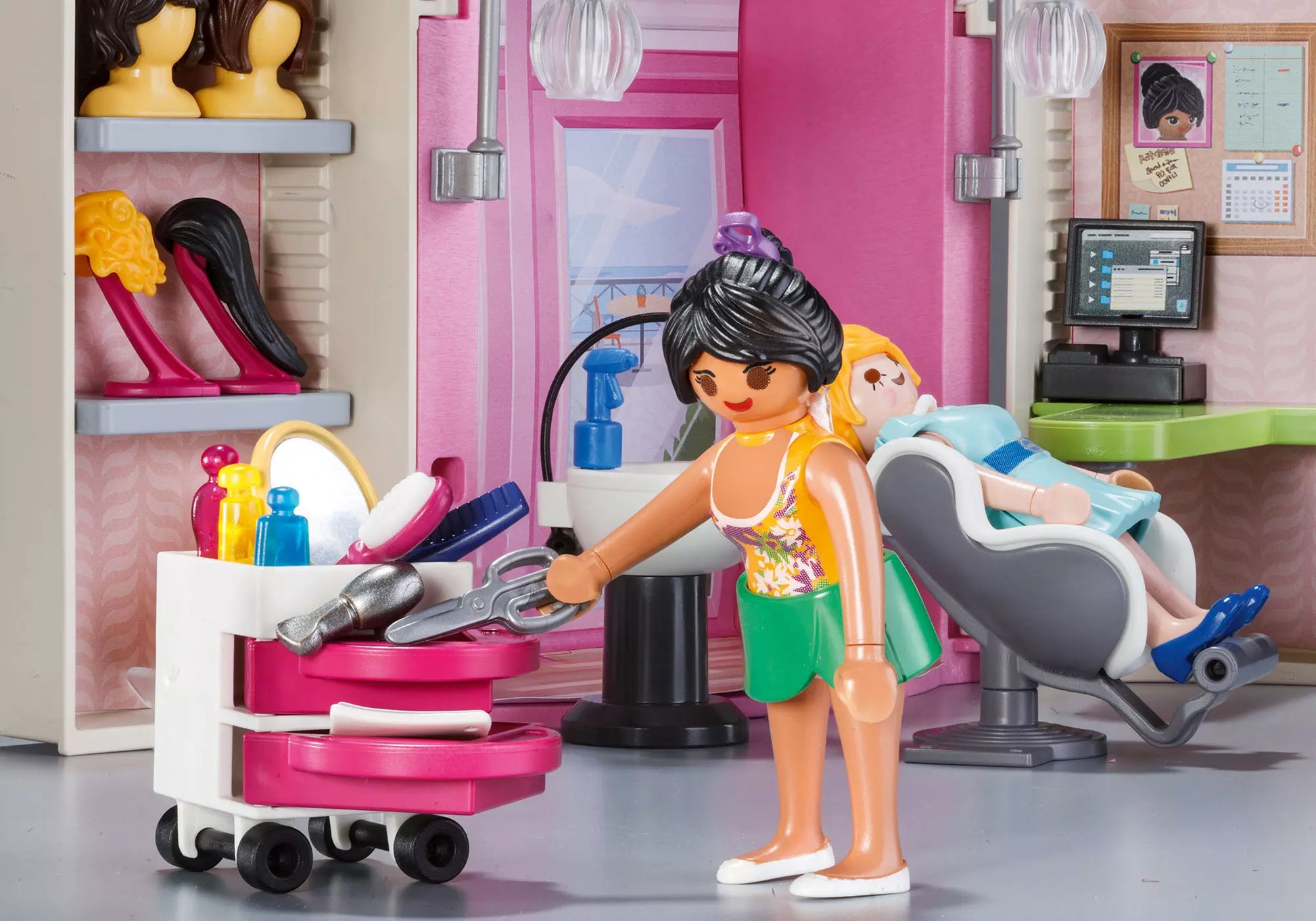 Playmobil 70109 City Life Aufklapp Spiel Box Schönheitssalon - plegobil