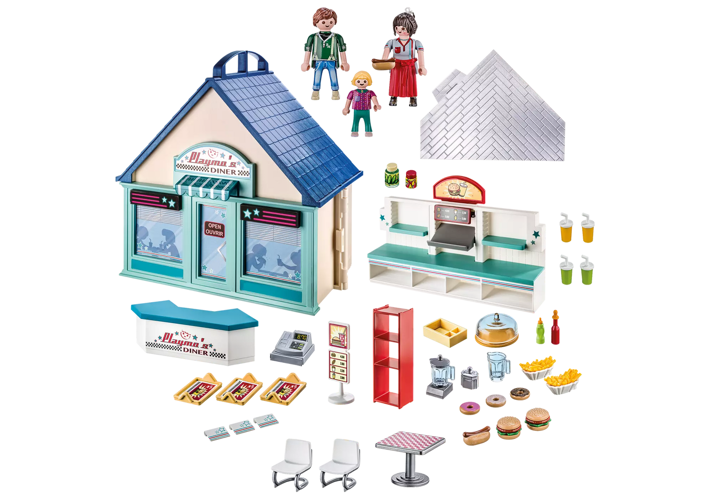 Playmobil 70111 City Life Mitnehm Restaurant - plegobil