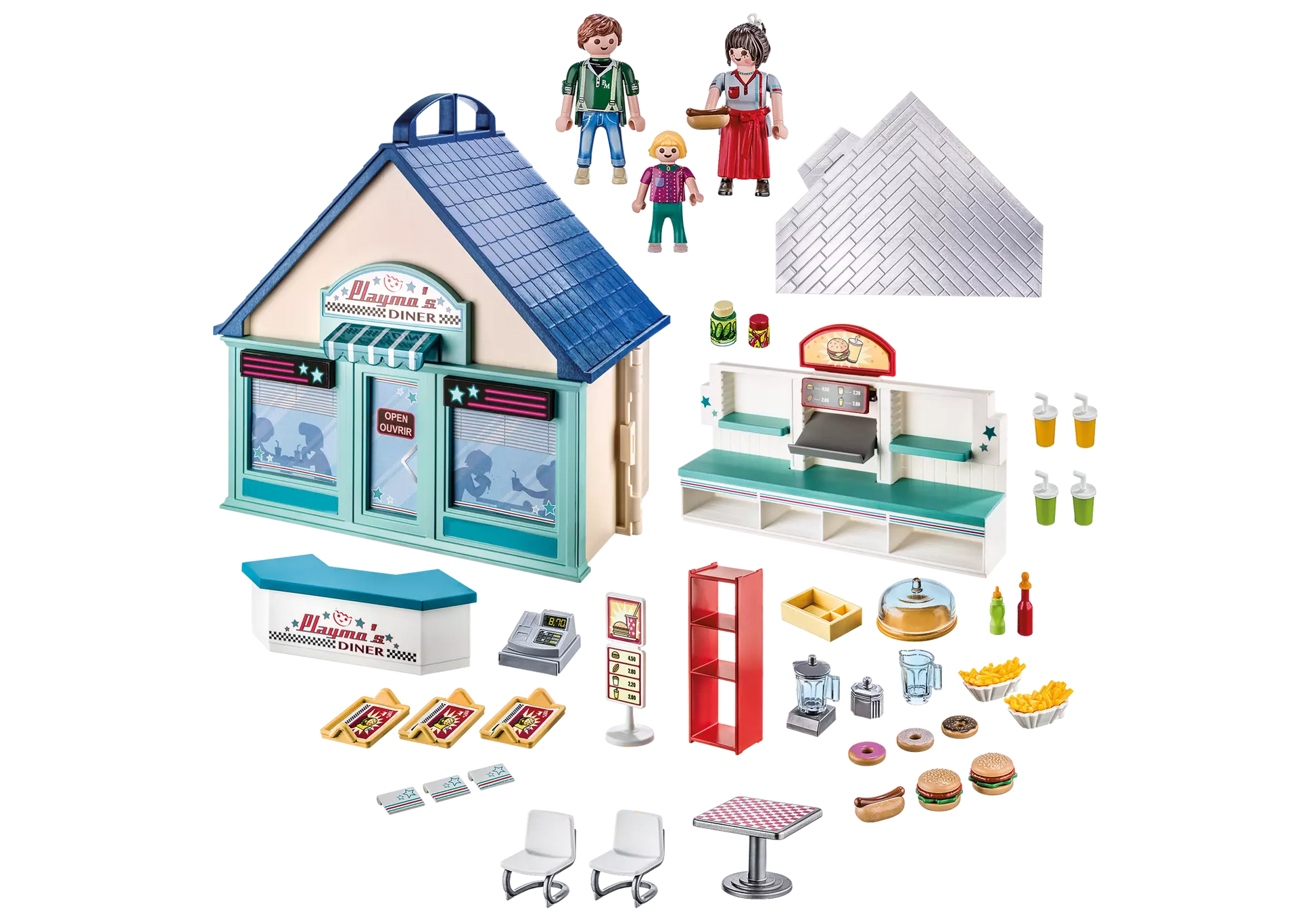 Playmobil 70111 City Life Mitnehm Restaurant - plegobil