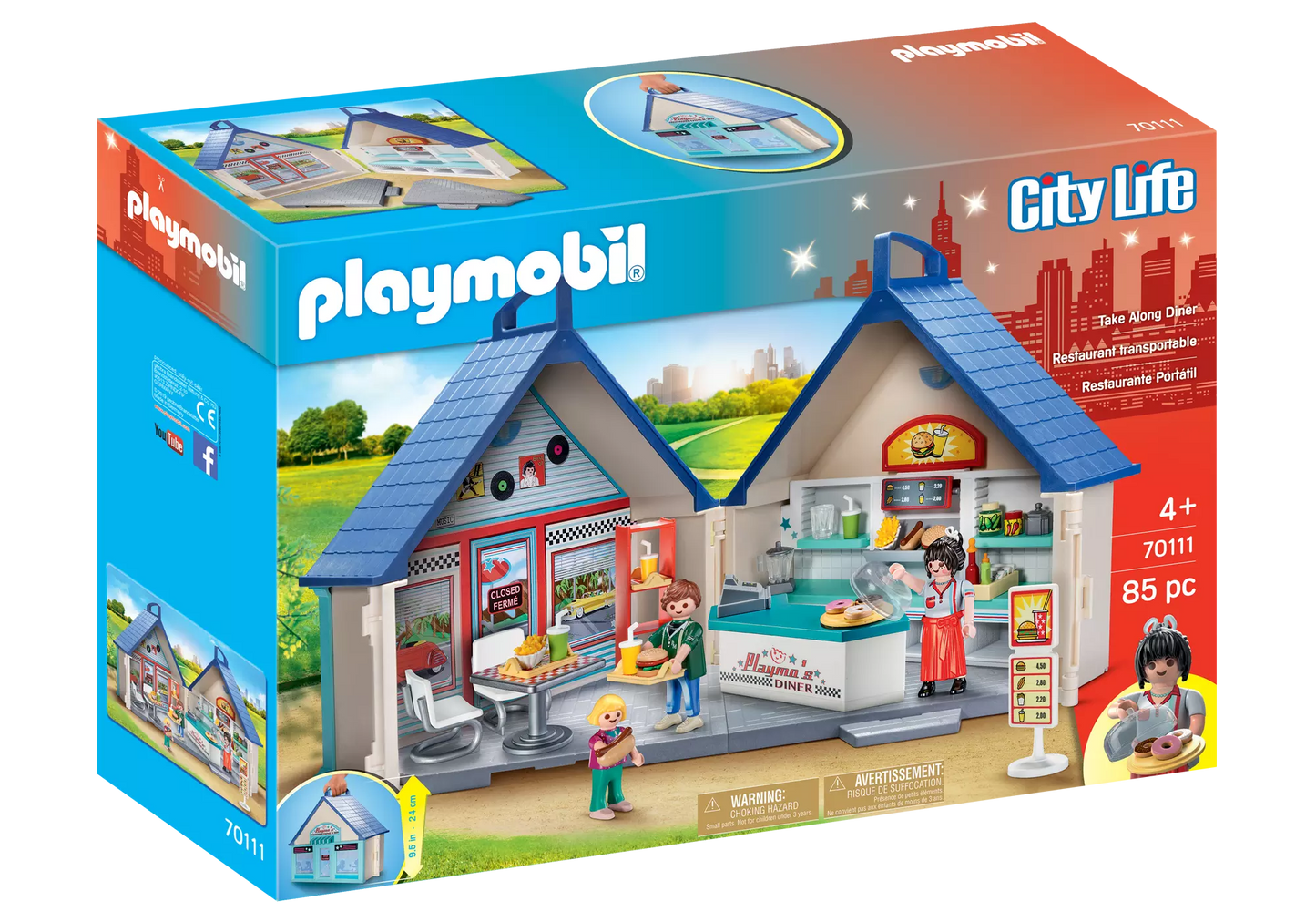 Playmobil 70111 City Life Mitnehm Restaurant - plegobil