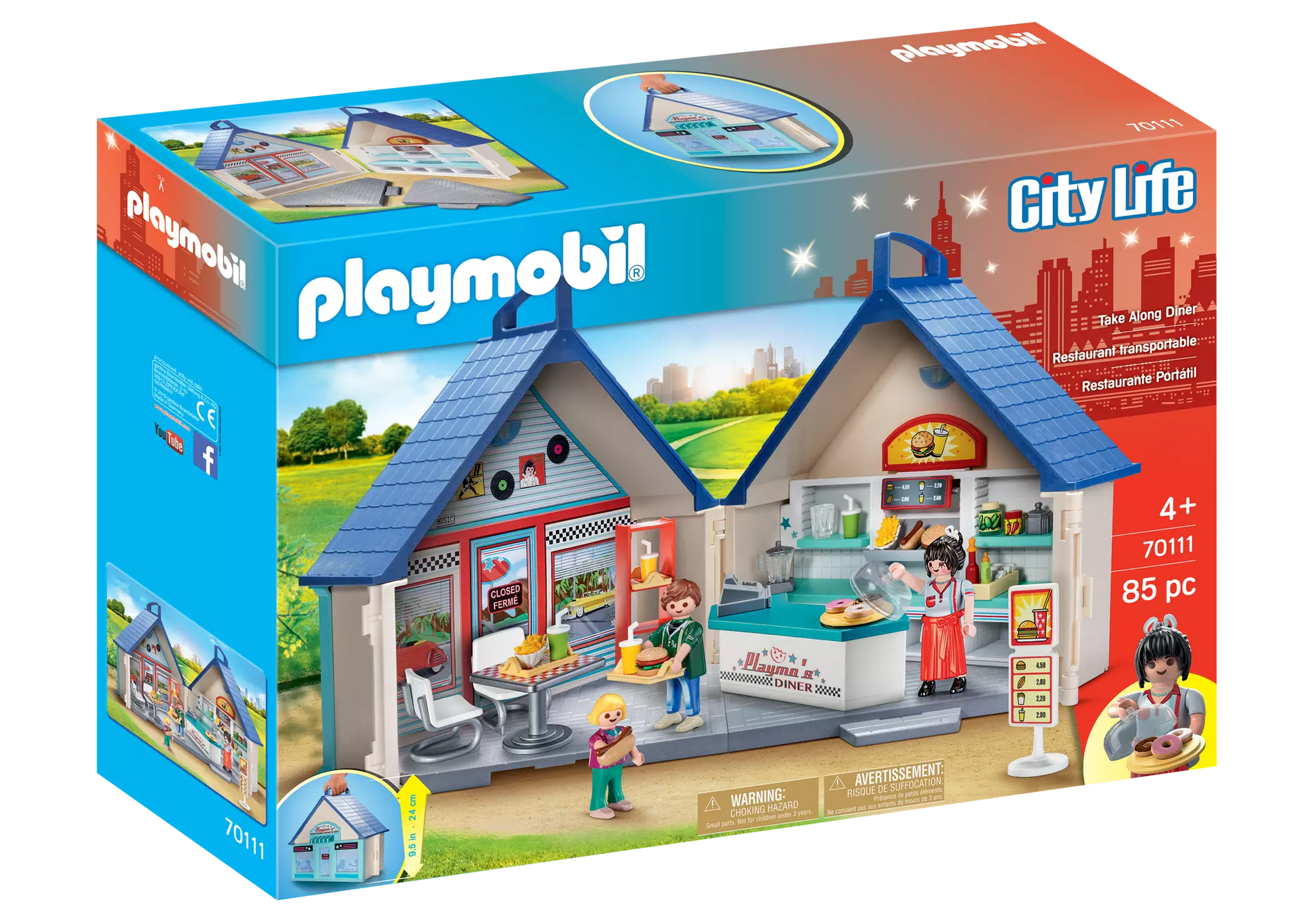 Playmobil 70111 City Life Mitnehm Restaurant - plegobil