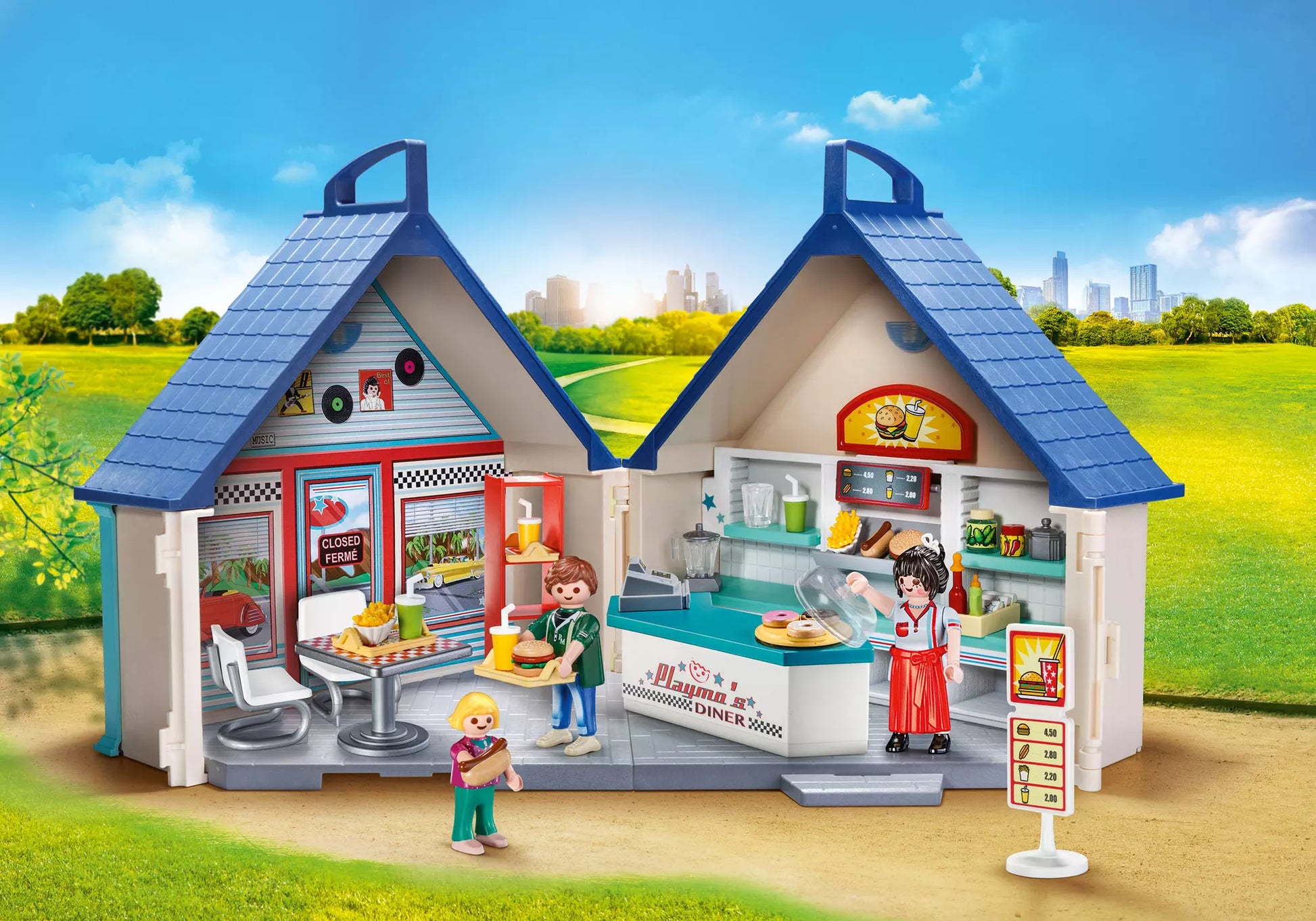 Playmobil 70111 City Life Mitnehm Restaurant - plegobil