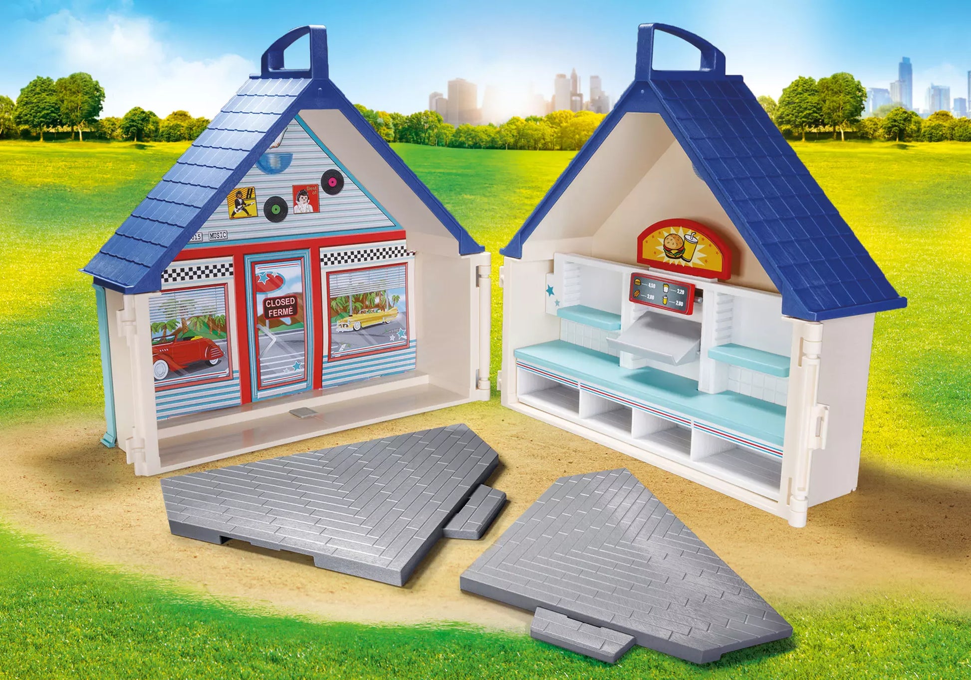 Playmobil 70111 City Life Mitnehm Restaurant - plegobil