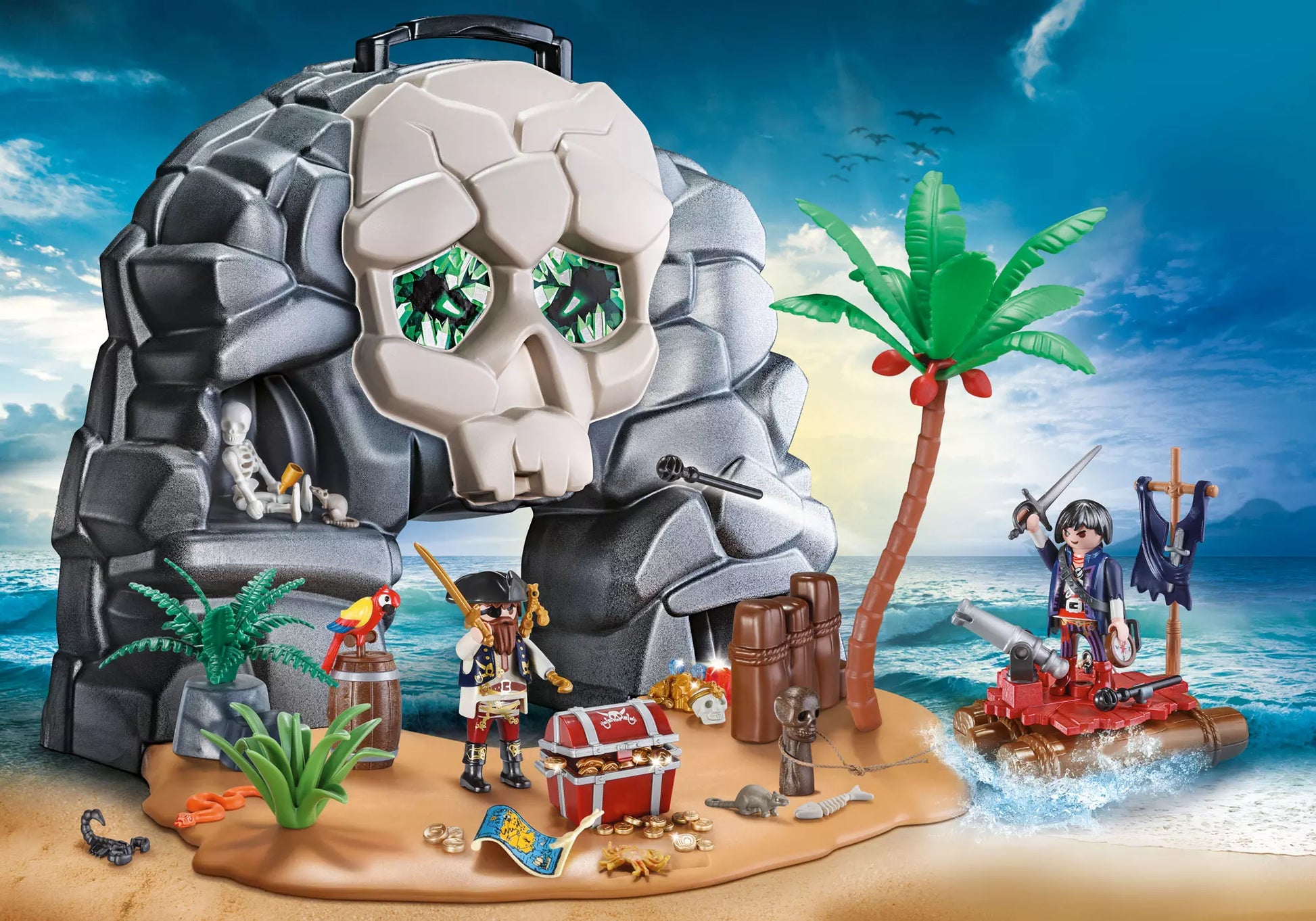 Playmobil 70113 Pirates Mitnehm Totenkopfinsel - plegobil