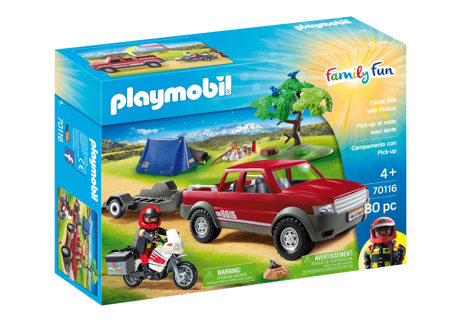Playmobil 70116 Family Fun Abenteuer Pick-Up - plegobil