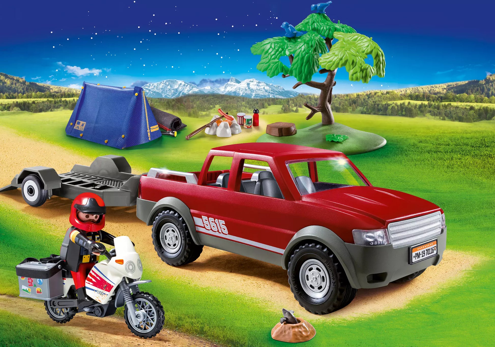 Playmobil 70116 Family Fun Abenteuer Pick-Up - plegobil