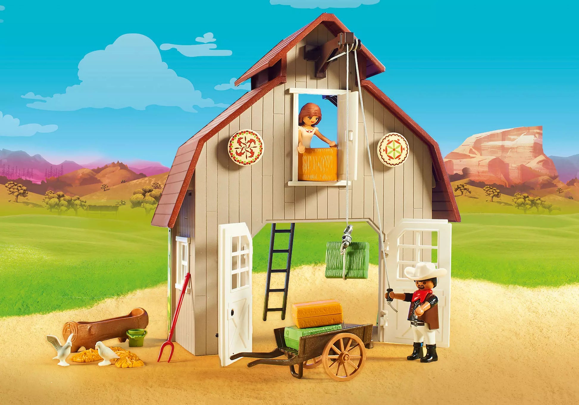 Playmobil 70118 Spirit Stall mit Lucky, Pru & Abigail - plegobil