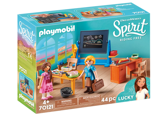 Playmobil 70121 Spirit Schulzimmer von Miss Flores - plegobil