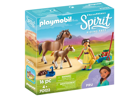 Playmobil 70122 Spirit Pru mit Pferd und Fohlen - plegobil