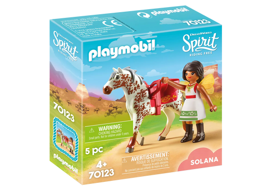 Playmobil 70123 Spirit Solana beim Voltigieren - plegobil