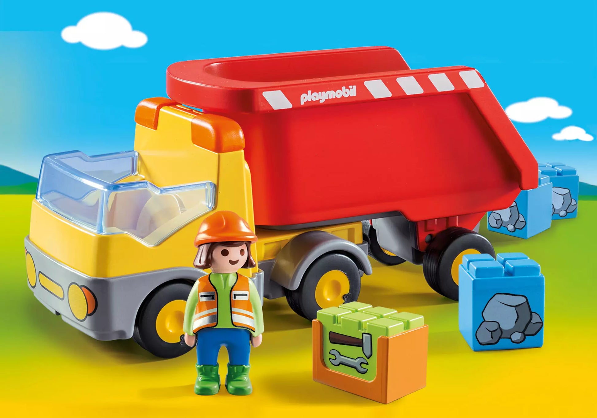 Playmobil 70126 1-2-3 Kipplaster - plegobil