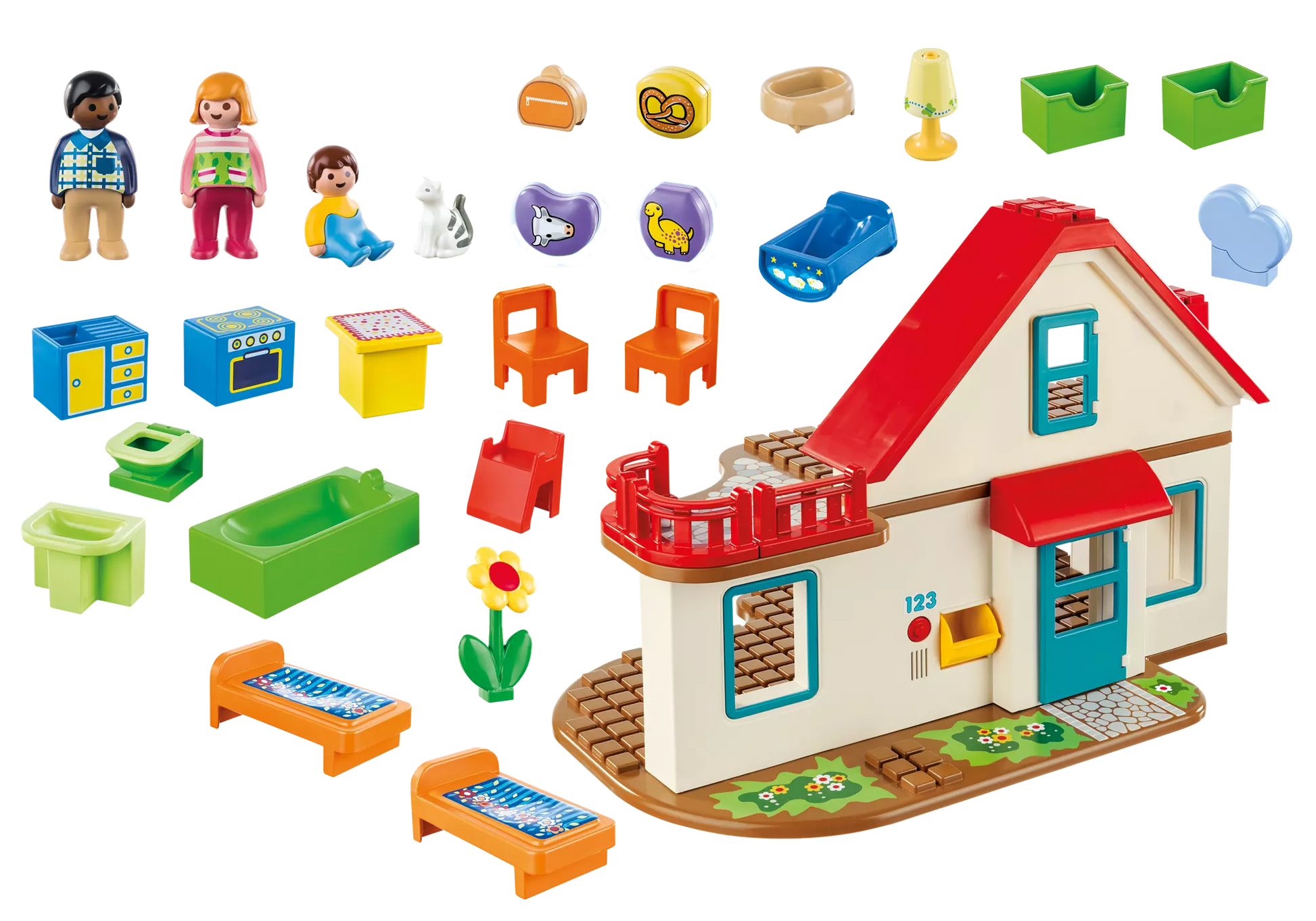 Playmobil 70129 1-2-3 Einfamilienhaus - plegobil