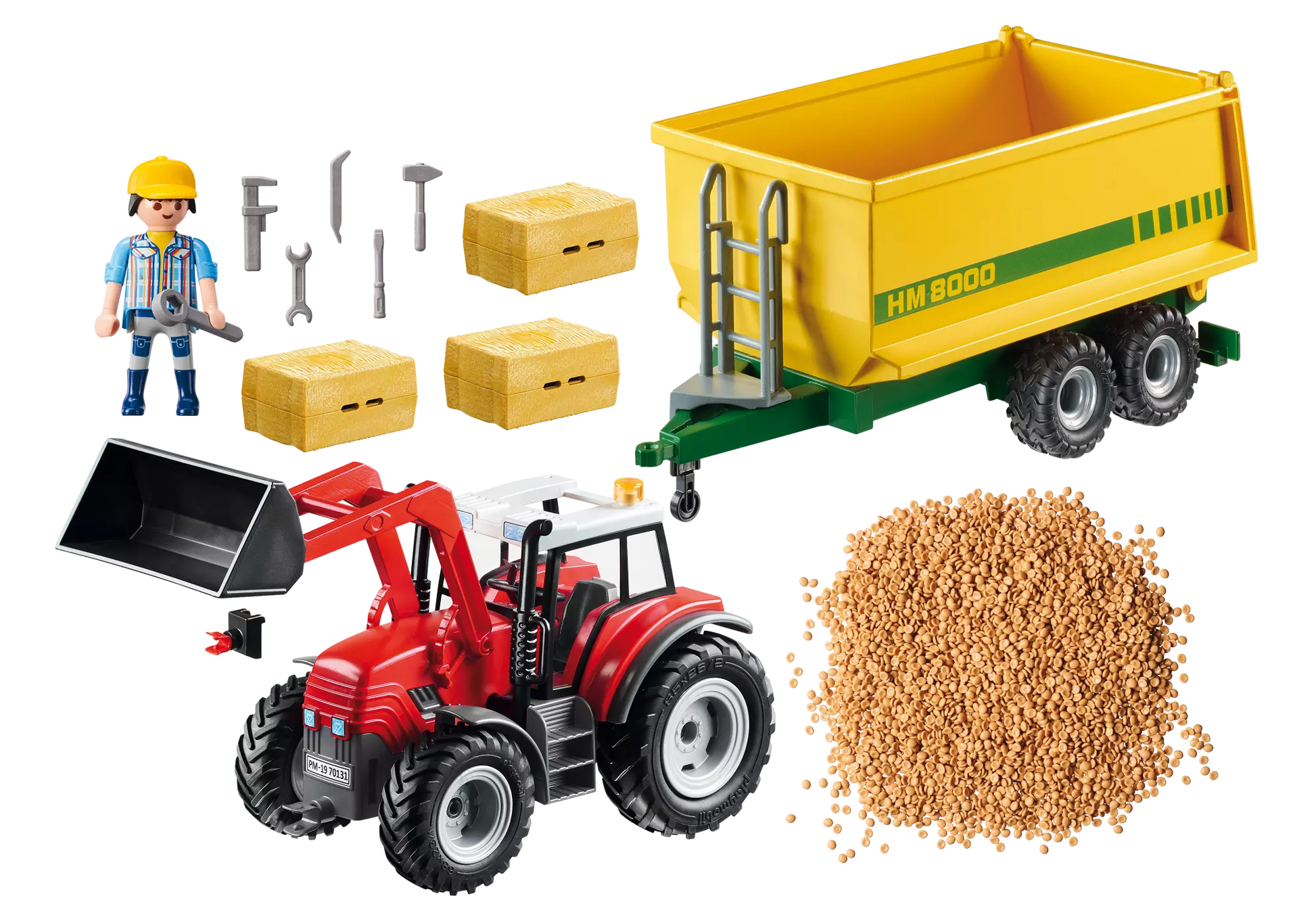 Playmobil 70131 Country Riesentraktor mit Anhänger - plegobil