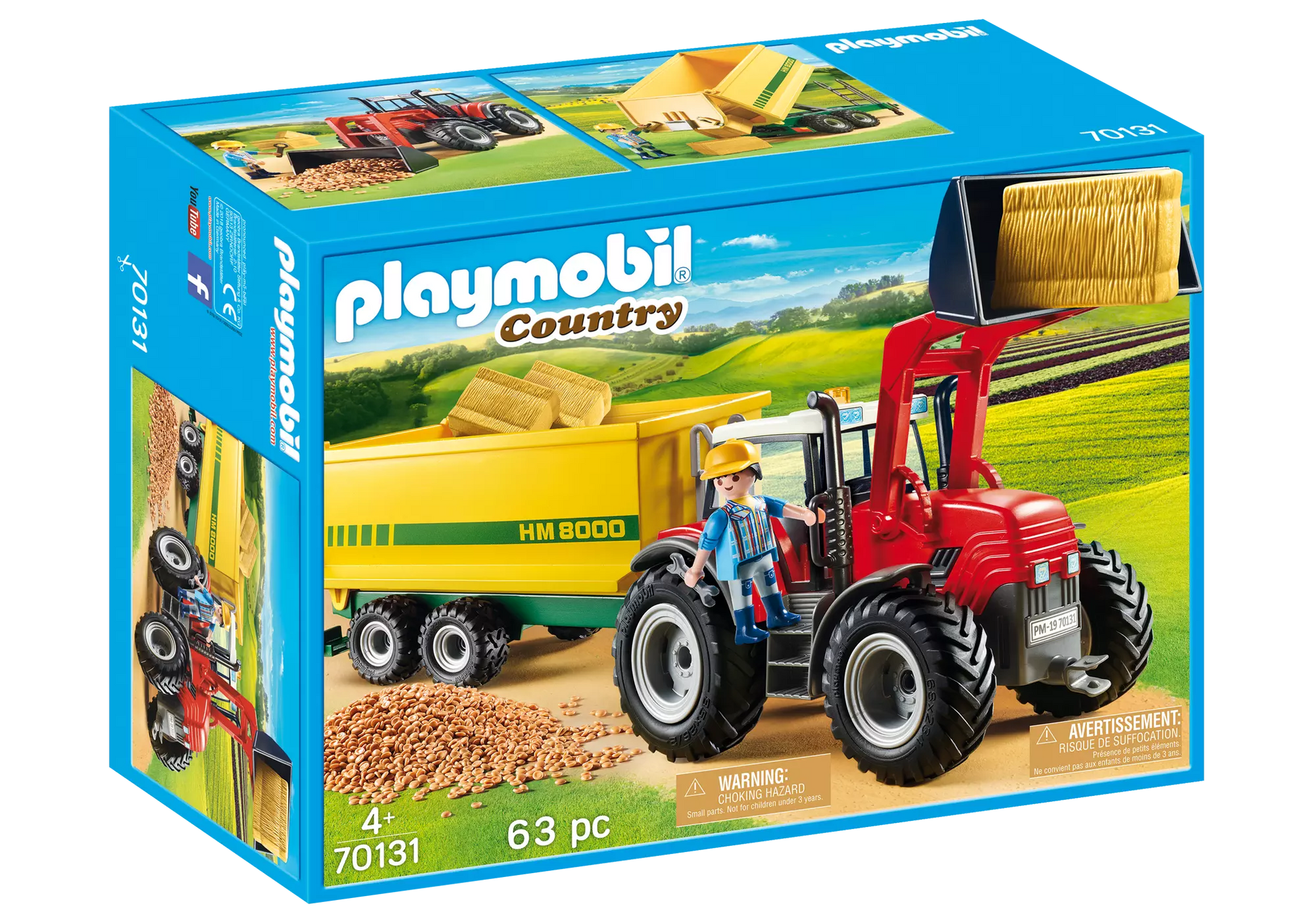 Playmobil 70131 Country Riesentraktor mit Anhänger - plegobil