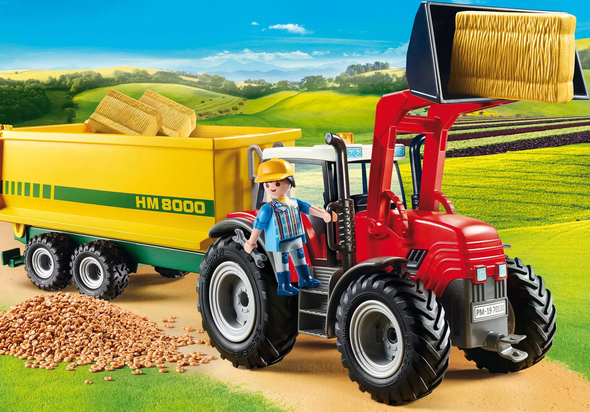 Playmobil 70131 Country Riesentraktor mit Anhänger - plegobil