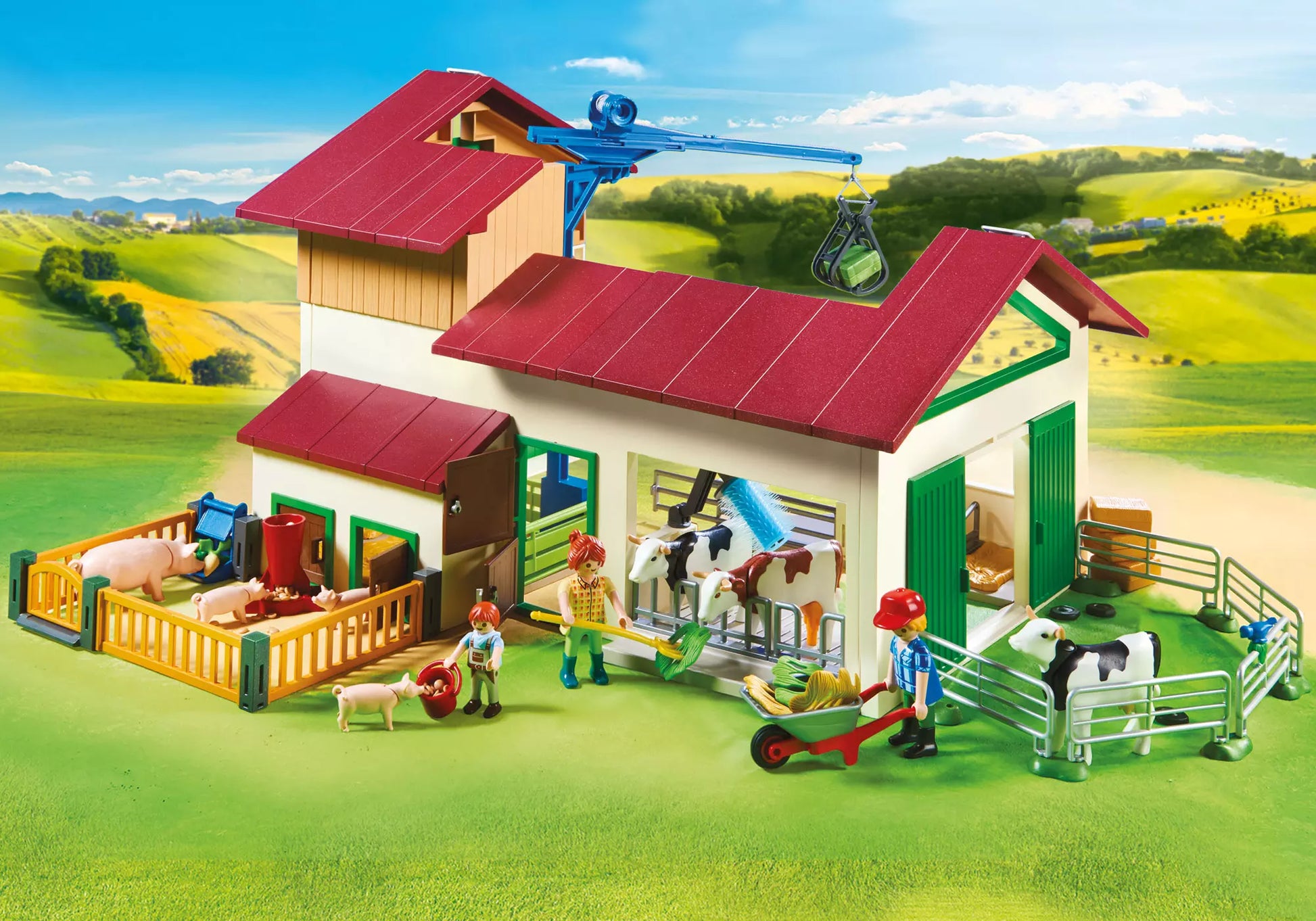 Playmobil 70132 Country Großer Bauernhof mit Silo - plegobil