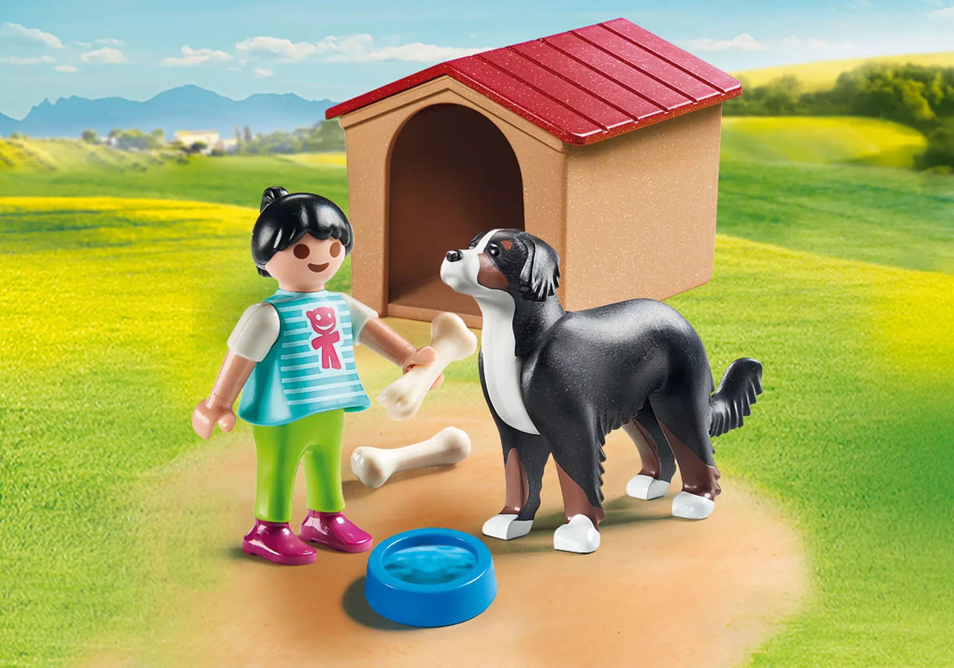 Playmobil 70136 Country Hofhund mit Hütte - plegobil