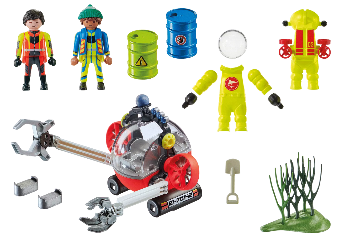 Playmobil 70142 City Action Seenot: Umwelteinsatz mit Tauchboot - plegobil
