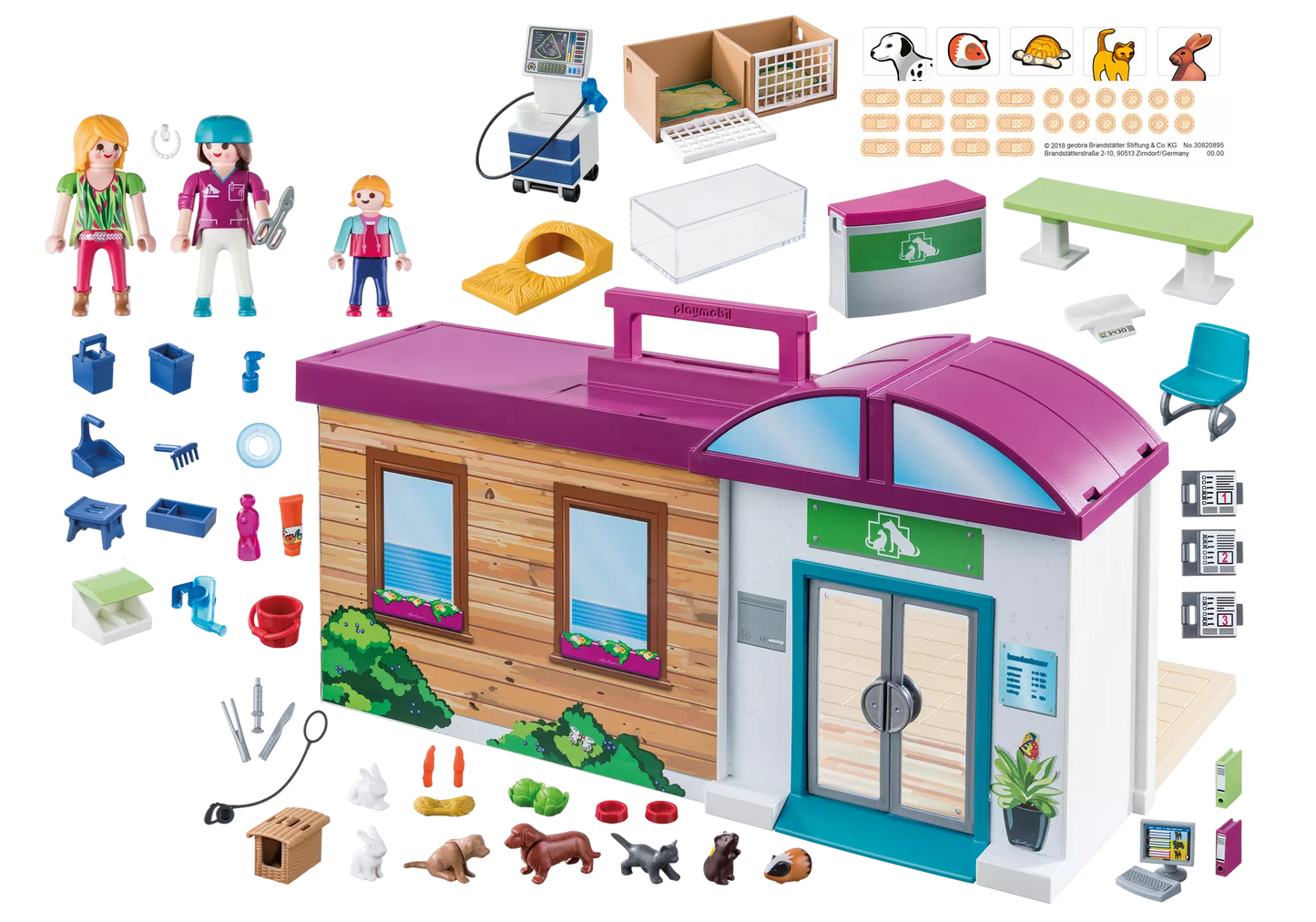 Playmobil 70146 City Life Mitnehm Tierklinik - plegobil
